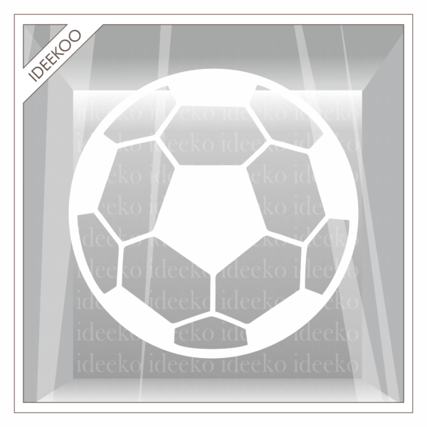 voetbal raamsticker
