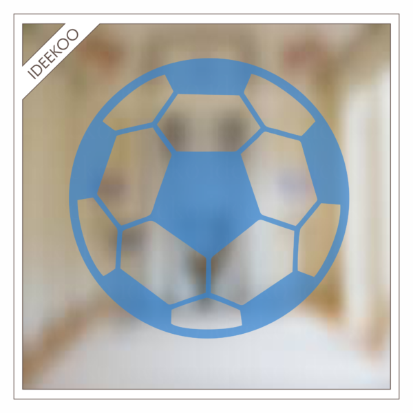 voetbal raamsticker