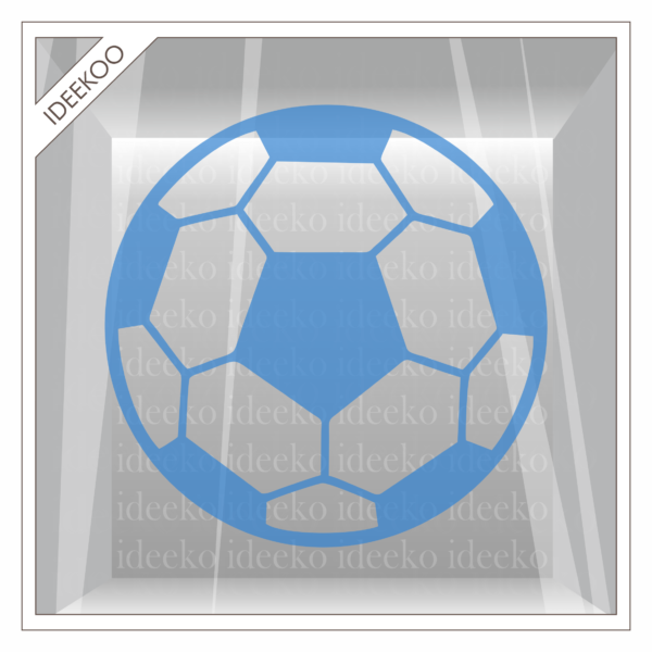 voetbal raamsticker