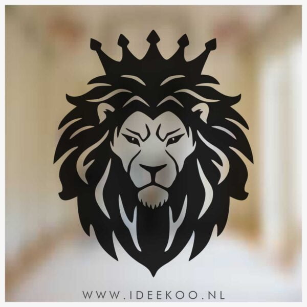 Raamsticker EK, EK, WK, voetbal sticker, oranje leeuw, EK versiering, EK sticker
