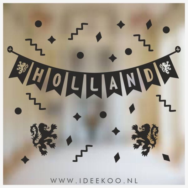 Oranje versierset EK WK Koningsdag - Afbeelding 3