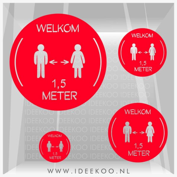 1,5 meter sticker