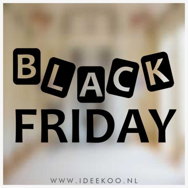 Black Friday sticker - Afbeelding 2