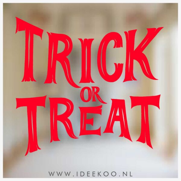Trick or Treat raamsticker - Afbeelding 3