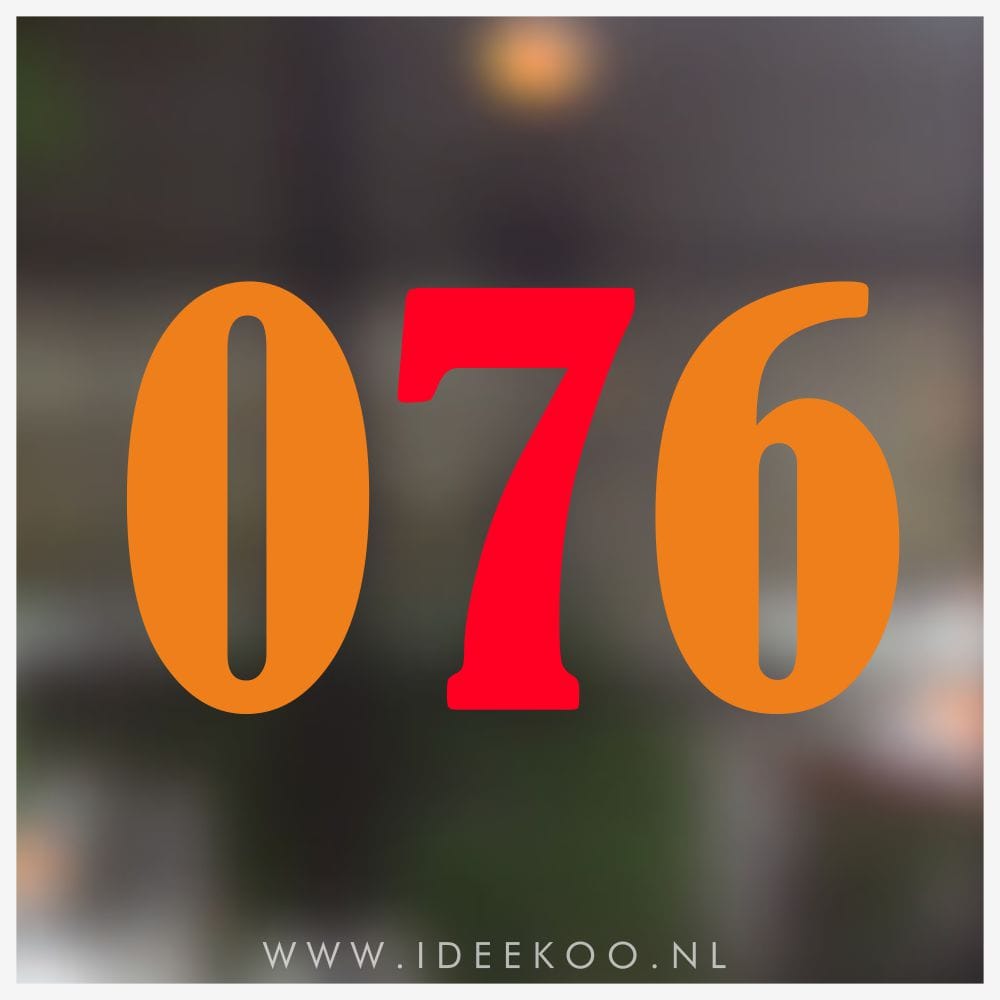 076 Kielegat Carnavalsticker - Afbeelding 2