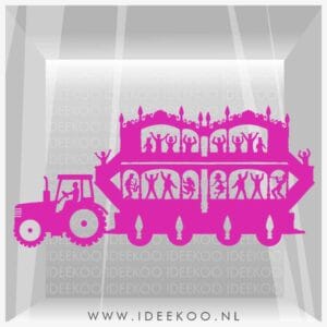 Carnavalsticker Carnavalswagen